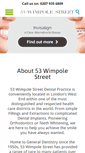 Mobile Screenshot of 53wimpolestreet.com